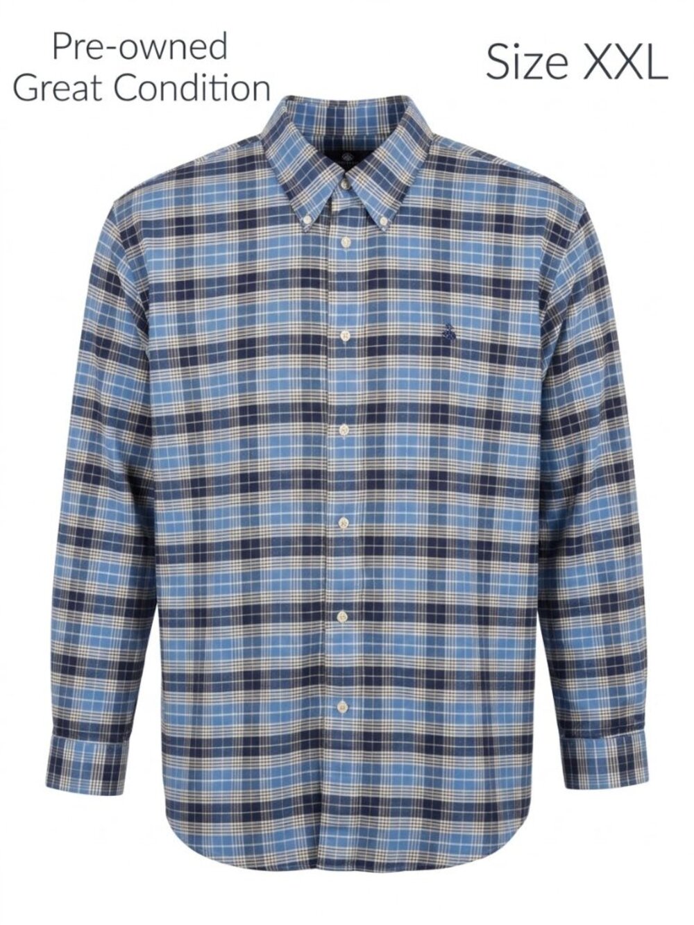 LOT OF 2 Brooks Brothers Regent 1818 Supima Cotton Shirt – Size XXL
